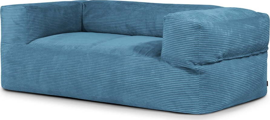 Modrý manšestrový sedací vak Sofa MooG – SLOWDOWN SLOWDOWN