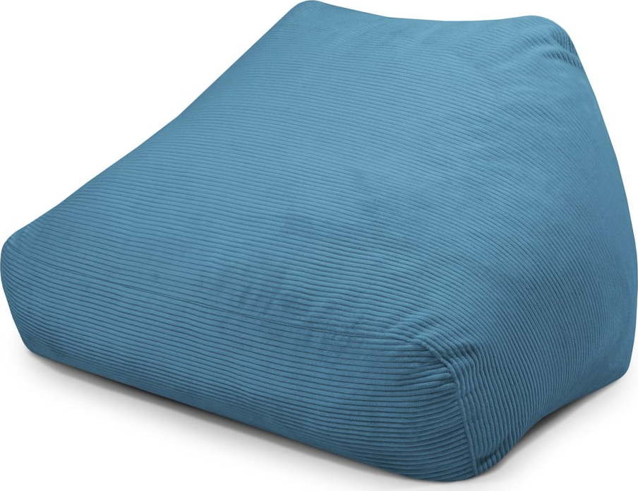 Modrý manšestrový sedací vak Sofa Snug – SLOWDOWN SLOWDOWN