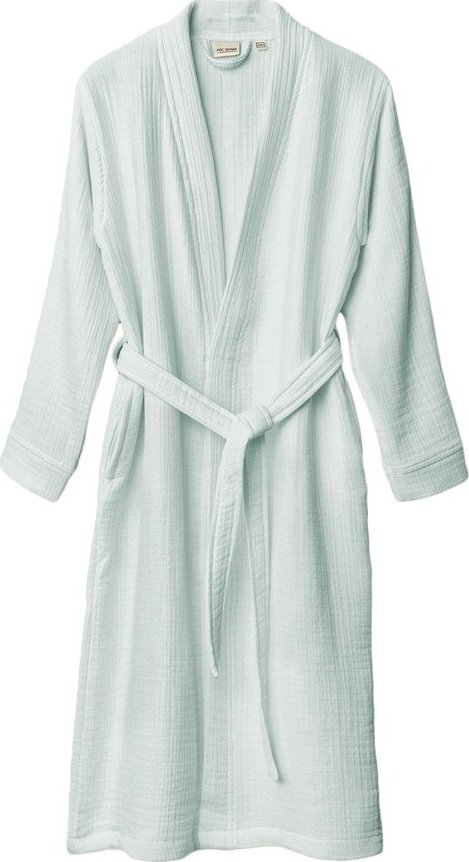 Mušelínový župan v mentolové barvě velikost S/M Kimono – Foutastic Foutastic