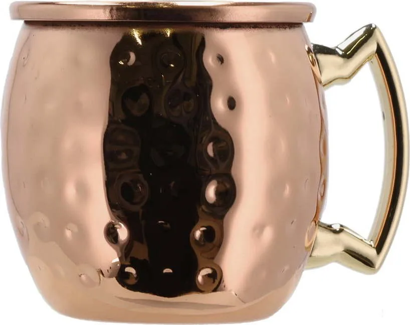 Ocelové hrnky v sadě 4 ks v měděné barvě 80 ml Moscow Mule – Lyngby Glas