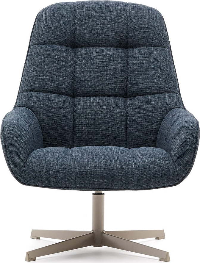 Otočné křeslo šedomodré Jaspe – Kave Home Kave Home