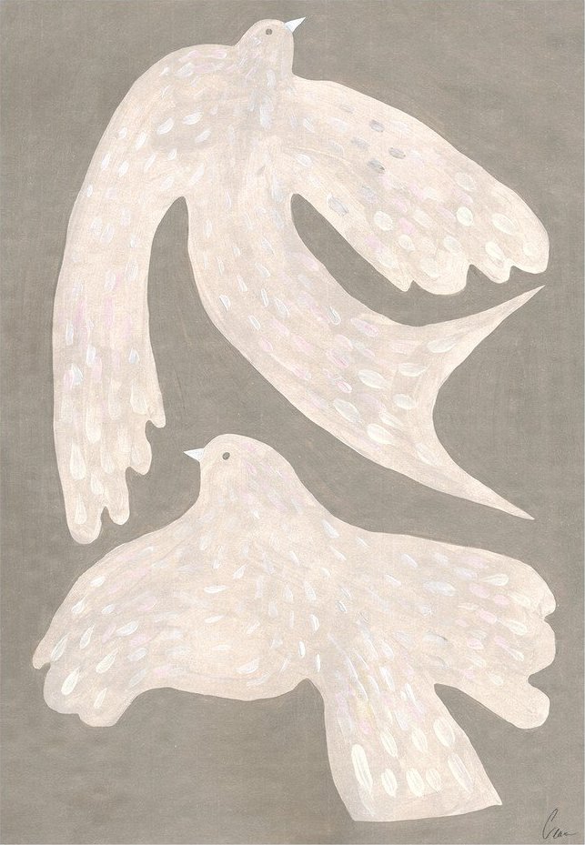 Plakát 30x40 cm Two Birds – The Poster Club The Poster Club