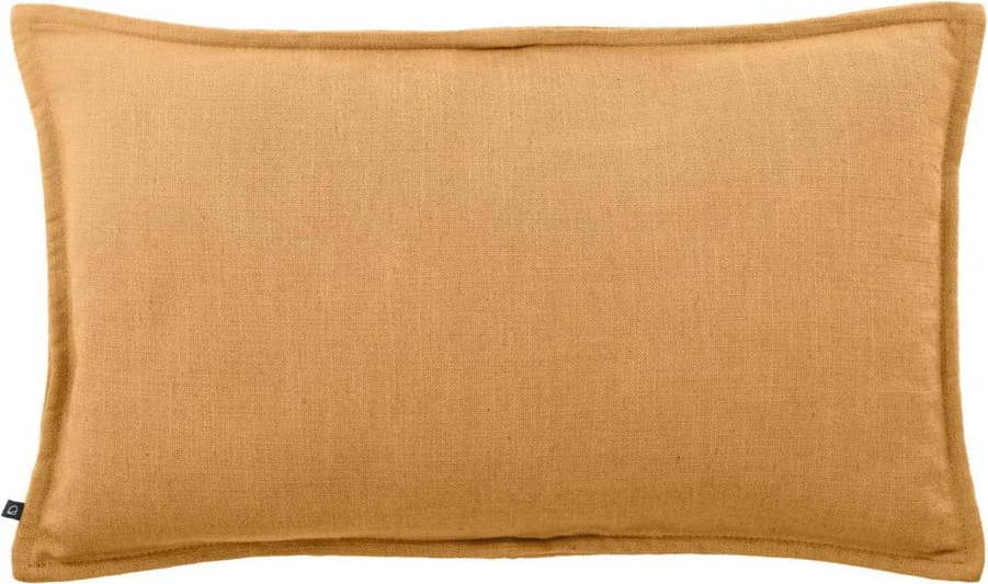 Povlak na polštář s příměsí lnu 50x30 cm Blok – Kave Home Kave Home