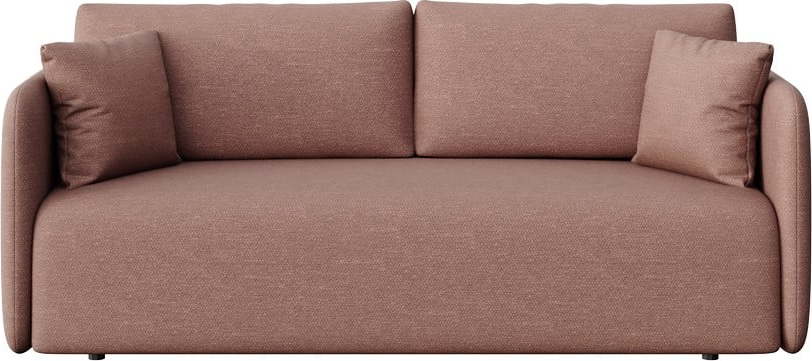Růžová rozkládací pohovka 220 cm Chaum – Rodier Rodier