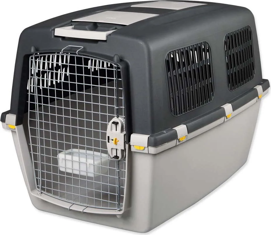 Šedá přepravka pro domácího mazlíčka 92x64 cm Trixie Gulliver 6 M-L – Plaček Pet Products