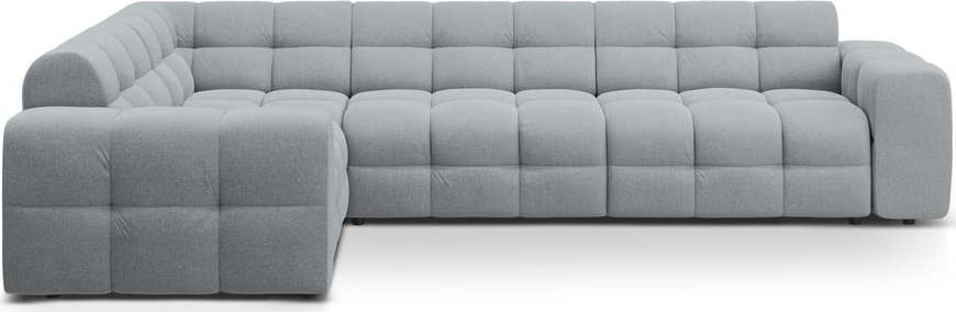 Šedá rohová pohovka (levý roh/do L) Kendal – Micadoni Micadoni