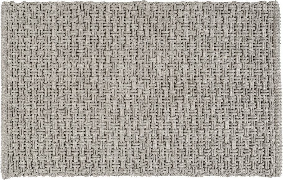 Šedá textilní koupelnová předložka 50x80 cm Ecoli – Wenko WENKO
