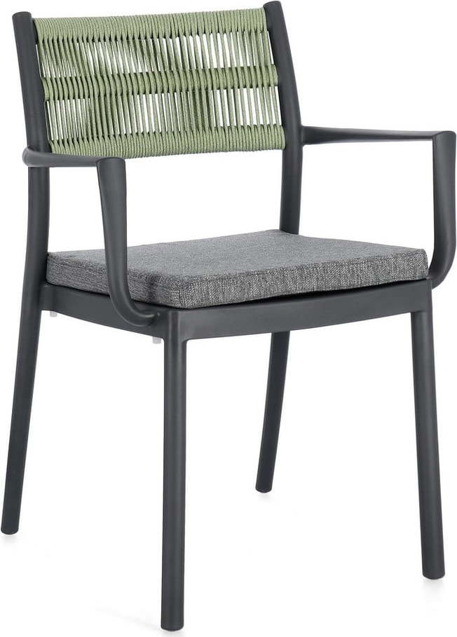 Šedé plastové zahradní židle v sadě 4 ks Alvin – Bizzotto Bizzotto