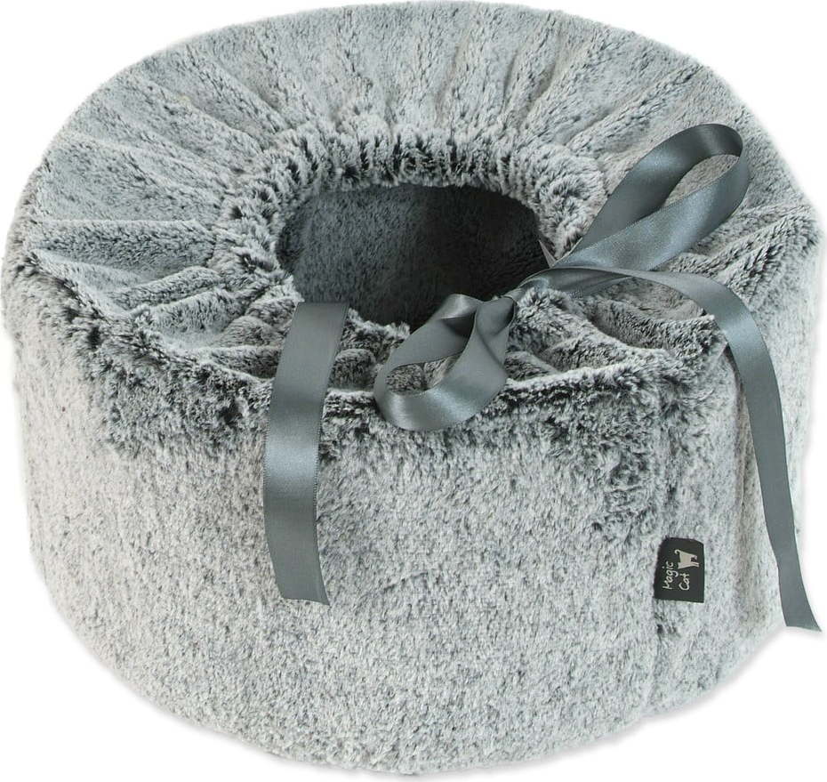 Šedý pelíšek pro kočku ø 40 cm Magic Cat – Plaček Pet Products Plaček Pet Products