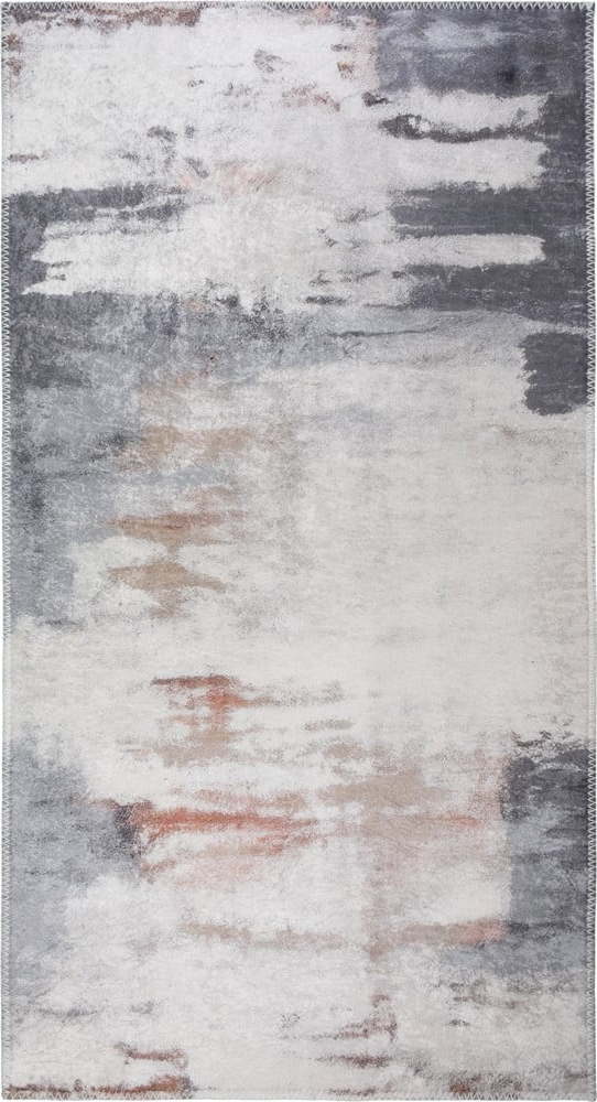 Šedý/slonovinový pratelný koberec 60x100 cm Abstract Colors – Vitaus Vitaus