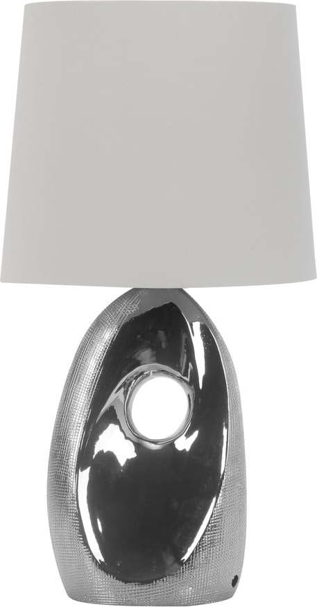 Stolní lampa s textilním stínidlem (výška 43 cm) Hierro – Candellux Lighting Candellux Lighting