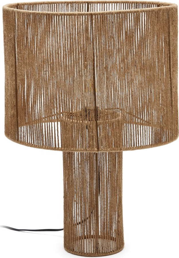 Stolní lampa v přírodní barvě se stínidlem z juty (výška 54 cm) Pontos – Kave Home Kave Home