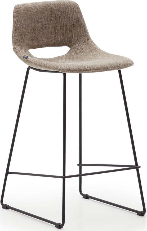 Světle hnědá barová židle (výška sedáku 65 cm) Zahara – Kave Home Kave Home
