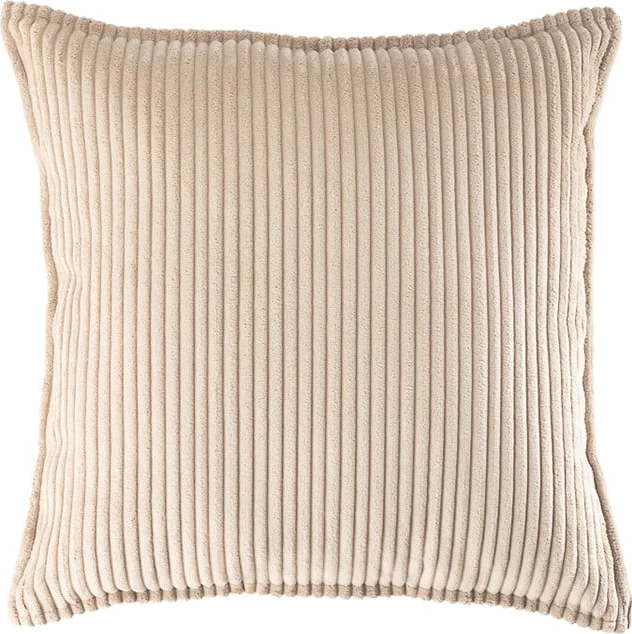 Světle hnědý manšestrový dětský pohovkový polštář Block – Wigiwama Wigiwama