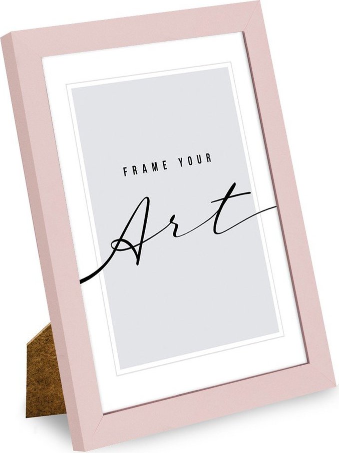 Světle růžový rámeček na zeď 32x42 cm – knor knor