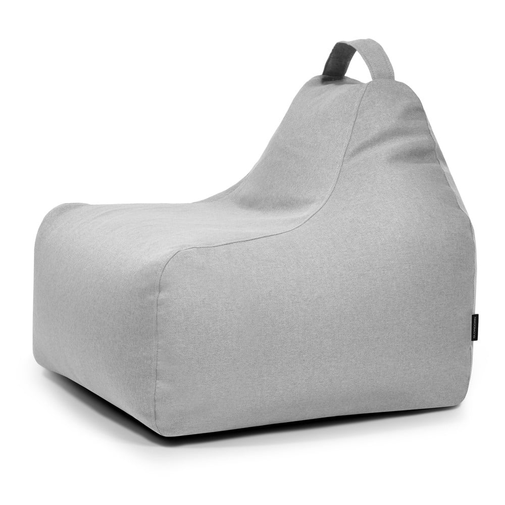 Světle šedý dětský sedací vak Game Amuse – SLOWDOWN SLOWDOWN