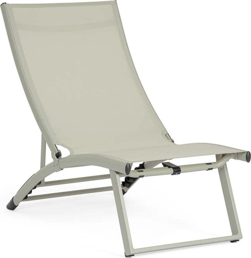 Taupe kovové zahradní lehátko Taylor – Bizzotto Bizzotto