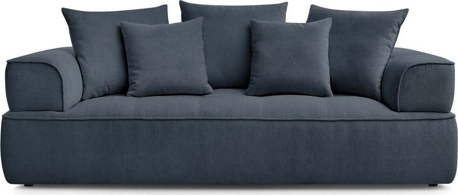 Tmavě modrá žinylková pohovka 237 cm Whesley – Bobochic Paris Bobochic Paris