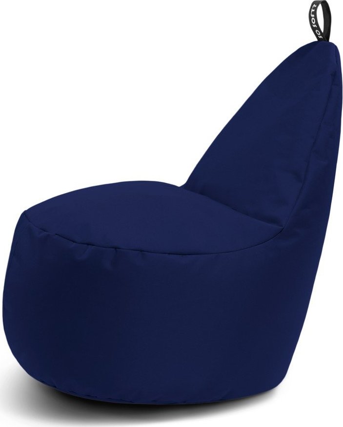 Tmavě modrý dětský sedací vak Lull M – So Soft? So Soft?