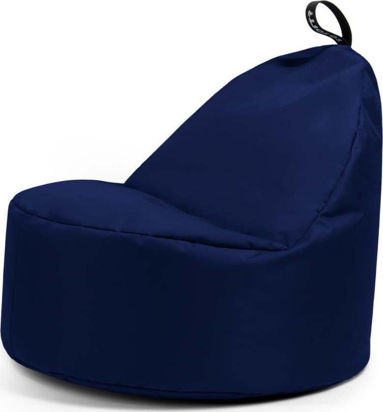 Tmavě modrý sedací vak Round L – So Soft? So Soft?