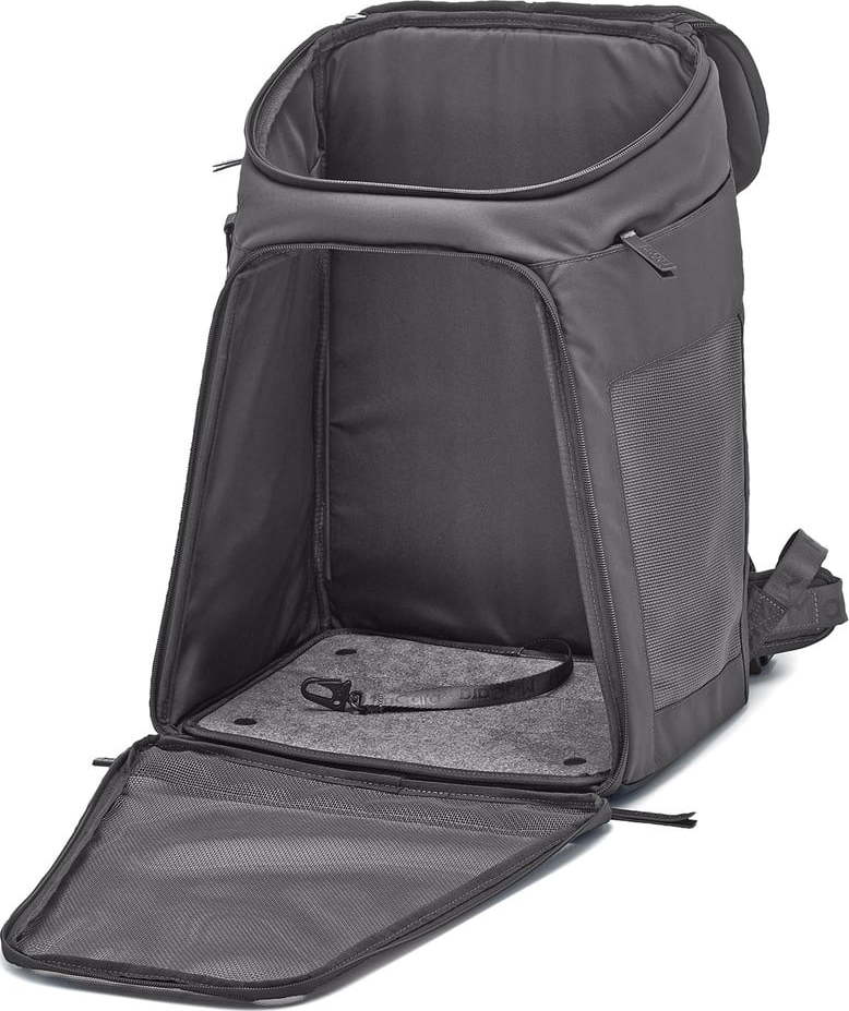 Tmavě šedý batoh pro domácího mazlíčka 27x35 cm Zaino Asphalt – MiaCara MiaCara