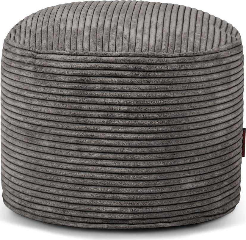 Tmavě šedý manšestrový sedací vak Mini – SLOWDOWN SLOWDOWN