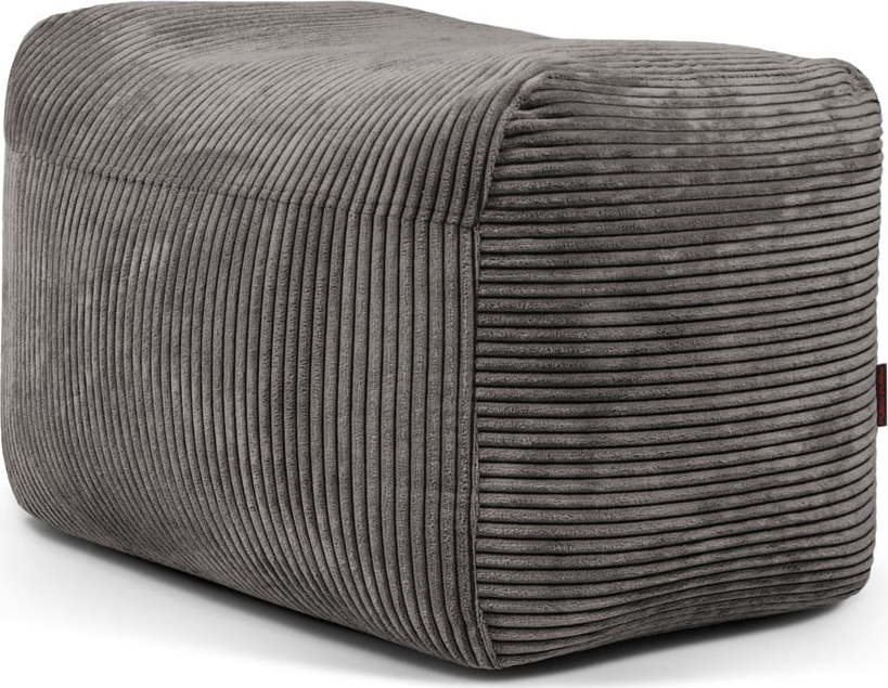 Tmavě šedý manšestrový sedací vak Plus 70 Lounge – SLOWDOWN SLOWDOWN