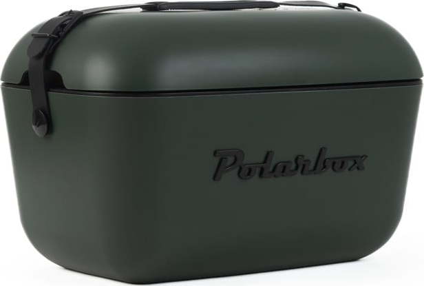 Tmavě zelený chladicí box 12 l Classic Black – Polarbox Polarbox
