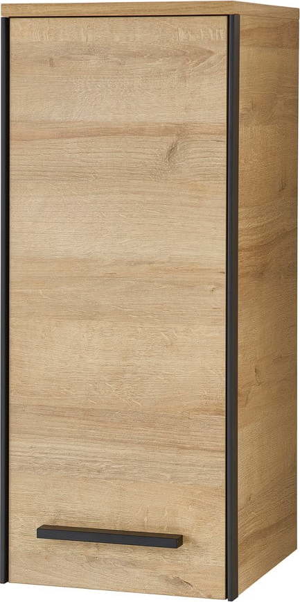 Závěsná koupelnová skříňka v dekoru dubu v přírodní barvě 70x30 cm Quickset 395 – Pelipal Pelipal