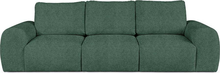 Zelená pohovka z textilie bouclé 287 cm Mirel – Rodier Rodier
