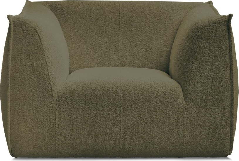 Zelené křeslo z textilie bouclé Giorgia – Bobochic Paris Bobochic Paris