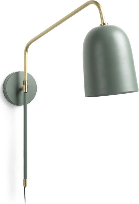 Zelené nástěnné svítidlo ø 15 cm Audrie – Kave Home Kave Home