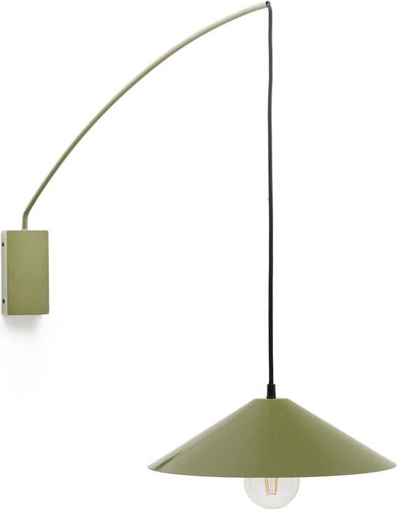 Zelené nástěnné svítidlo ø 35 cm Kally – Kave Home Kave Home