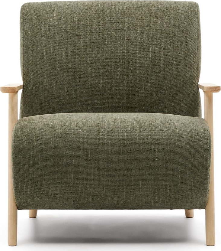 Zelené žinylkové křeslo Meghan – Kave Home Kave Home