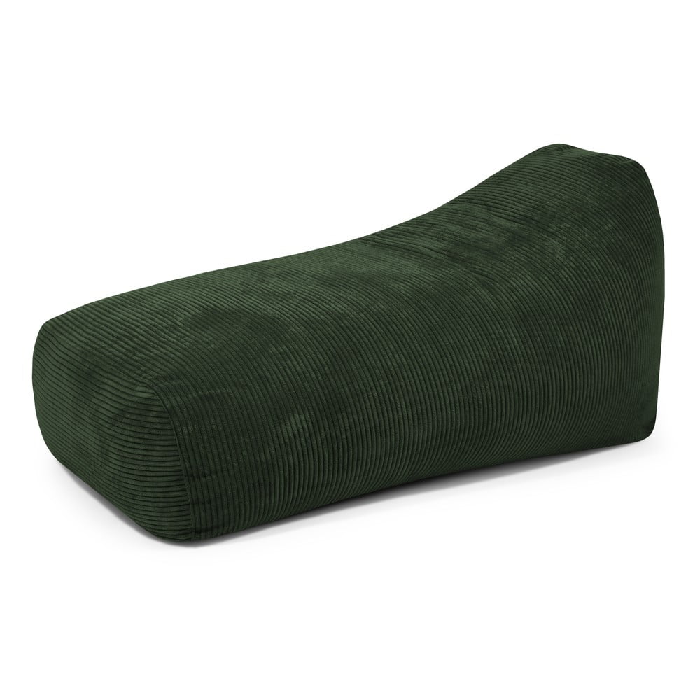 Zelený manšestrový sedací vak Snug Long 140 – SLOWDOWN SLOWDOWN