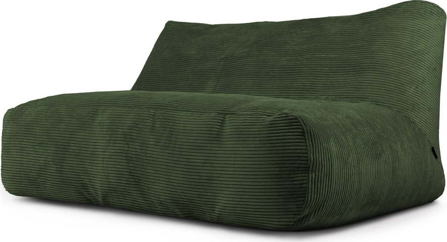 Zelený manšestrový sedací vak Sofa Tube 160 – SLOWDOWN SLOWDOWN