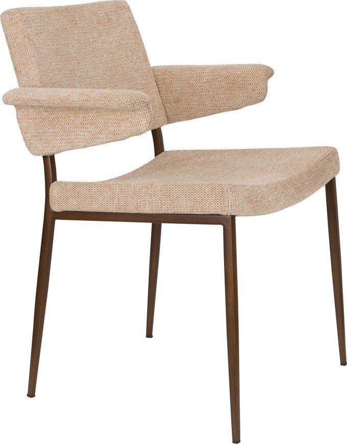 Béžová jídelní židle s područkami Portland – Dutchbone Dutchbone