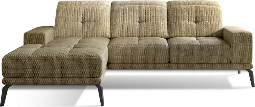 Béžová rohová pohovka (levý roh/s lenoškou) Torrense – ELTAP ELTAP