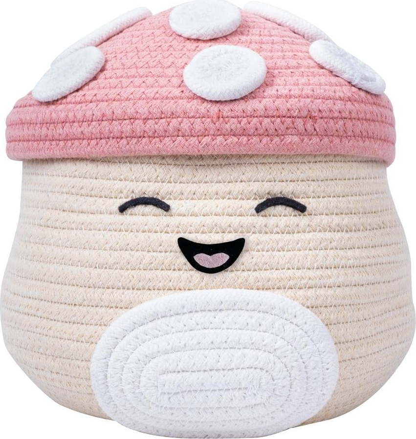 Béžový látkový dětský koš na hračky ø 23x22 cm Fizz Malcolm – SQUISHMALLOWS SQUISHMALLOWS