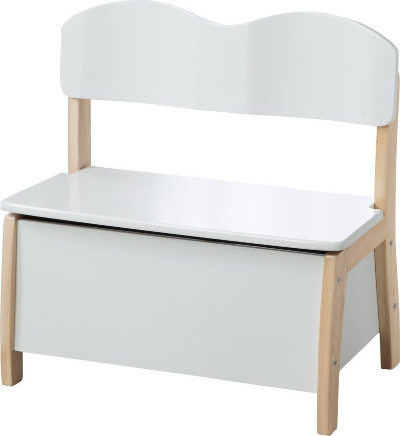 Bílá dětská lavice – Roba Roba