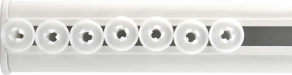 Bílá tyč na sprchový závěs 125 - 200 cm Surprise – Spirella SPIRELLA