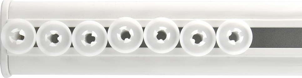 Bílá tyč na sprchový závěs 75 - 125 cm Surprise – Spirella SPIRELLA