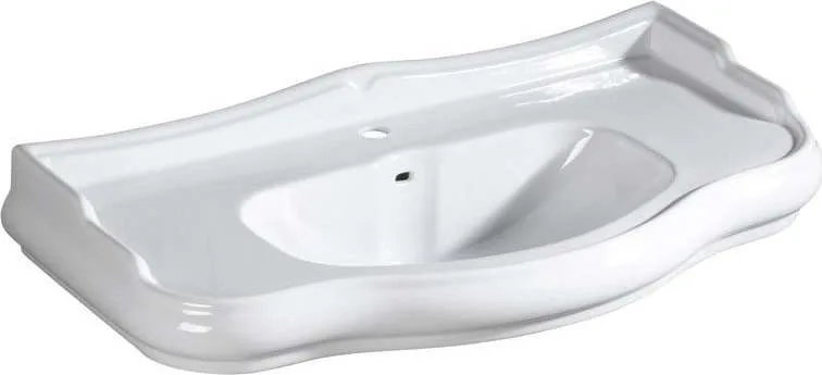 Bílé keramické umyvadlo 100x54,5 cm Retro – Sapho