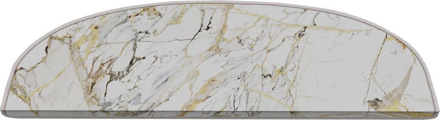 Bílé nášlapy na schody v sadě 16 ks 20x65 cm Marble Art – Vitaus Vitaus