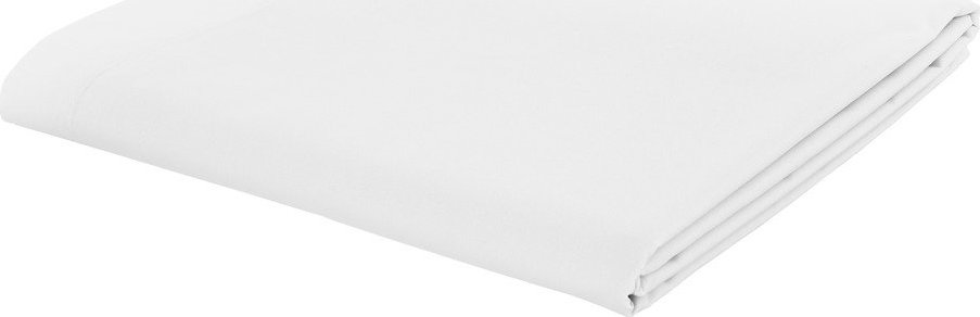 Bílé perkálové prostěradlo 230x260 cm Easy Iron Percale – Catherine Lansfield Catherine Lansfield