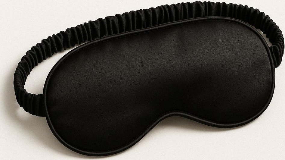 Černá hedvábná maska na spaní Mulberry Silk – Mila Home Luxury Mila Home Luxury