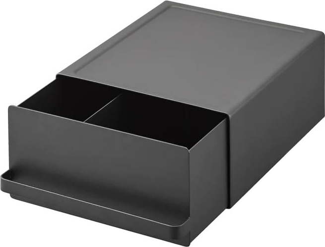 Černá krabička na čaj Tower – YAMAZAKI YAMAZAKI