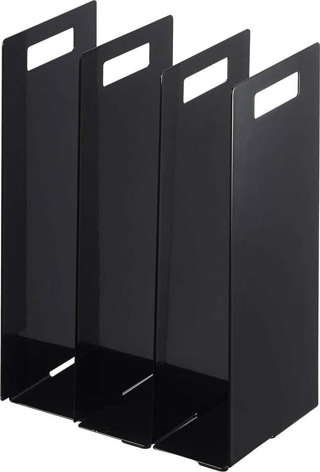 Černé kovové stojany na ručníky v sadě 2 ks Tower – YAMAZAKI YAMAZAKI