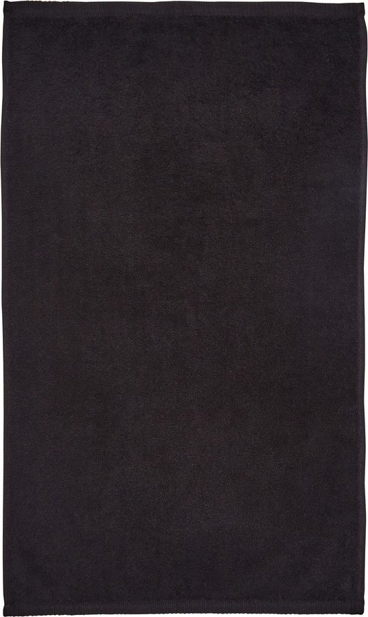Černý rychleschnoucí/froté bavlněný ručník 50x85 cm Quick Dry – Catherine Lansfield Catherine Lansfield