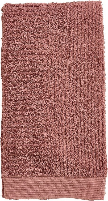Červený froté bavlněný ručník 50x100 cm Classic – Zone Zone